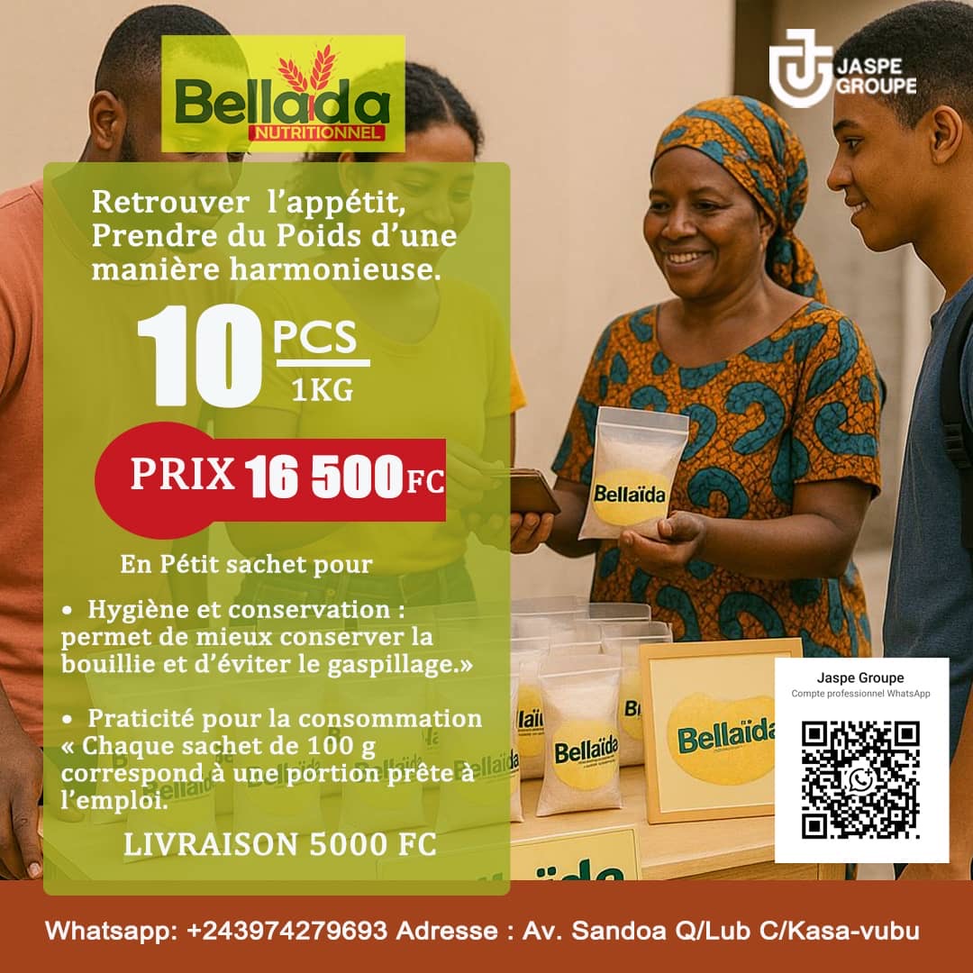 BOUILLIE BELLADA Nutritionnel